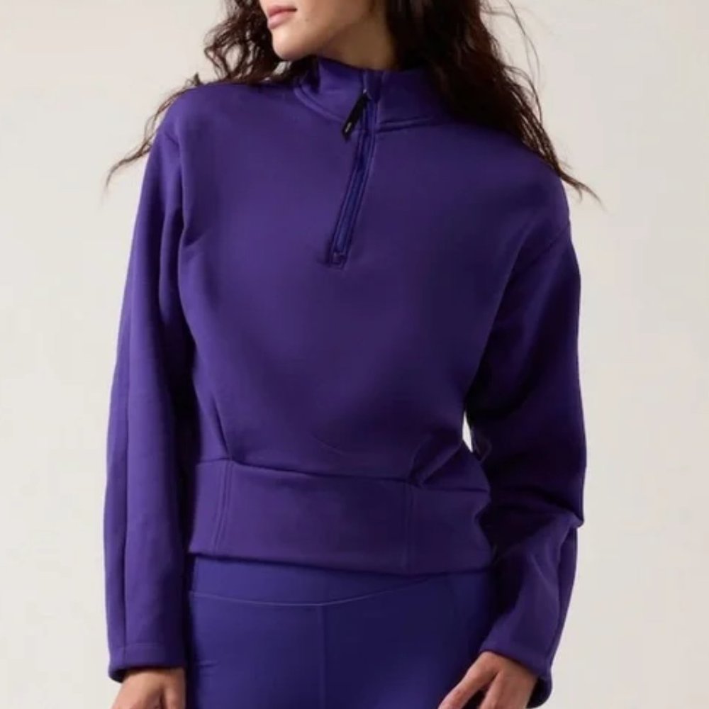Athleta Altitude Polartec Half Zip Sweatshirt, Medium
